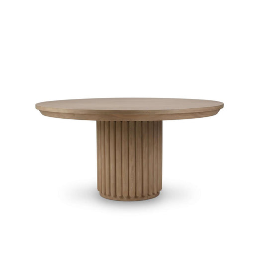 Bramble Portobello 60" Round Dining Table in Sandbar