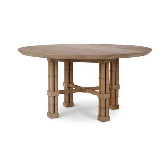 Bramble Farringdon Round Dining Table 60'' In Fruitwood