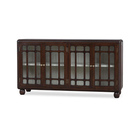 Bramble Toulouse Sideboard in Matt Teak Brown with Putty Interior