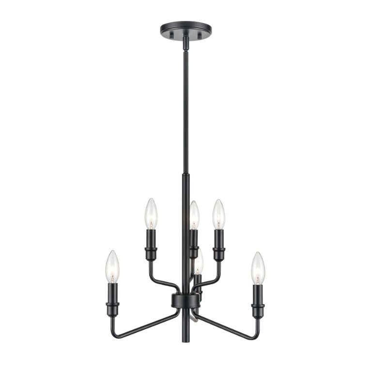SAGINAW 18'' WIDE 6-LIGHT CHANDELIER - FREE SHIPPING !!!