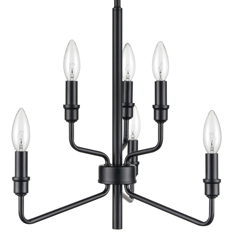 SAGINAW 18'' WIDE 6-LIGHT CHANDELIER - FREE SHIPPING !!!