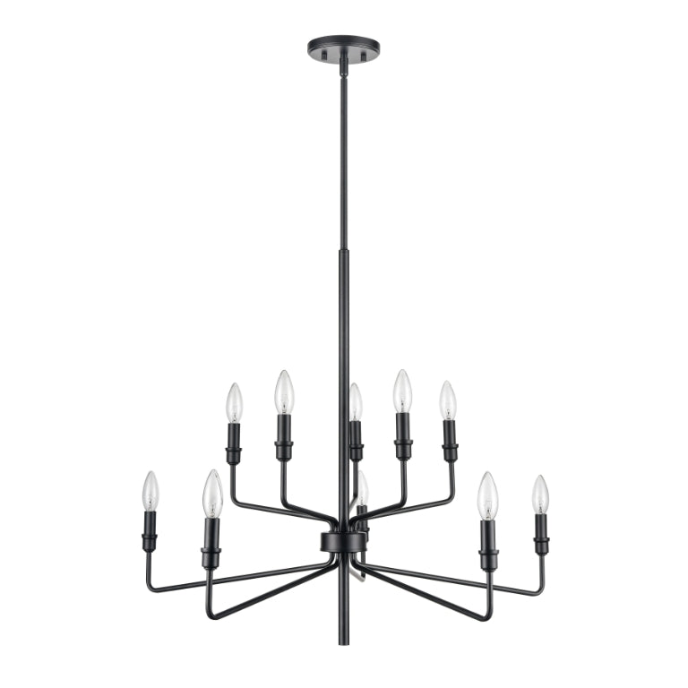 SAGINAW 34'' WIDE 10-LIGHT CHANDELIER - FREE SHIPPING !!!