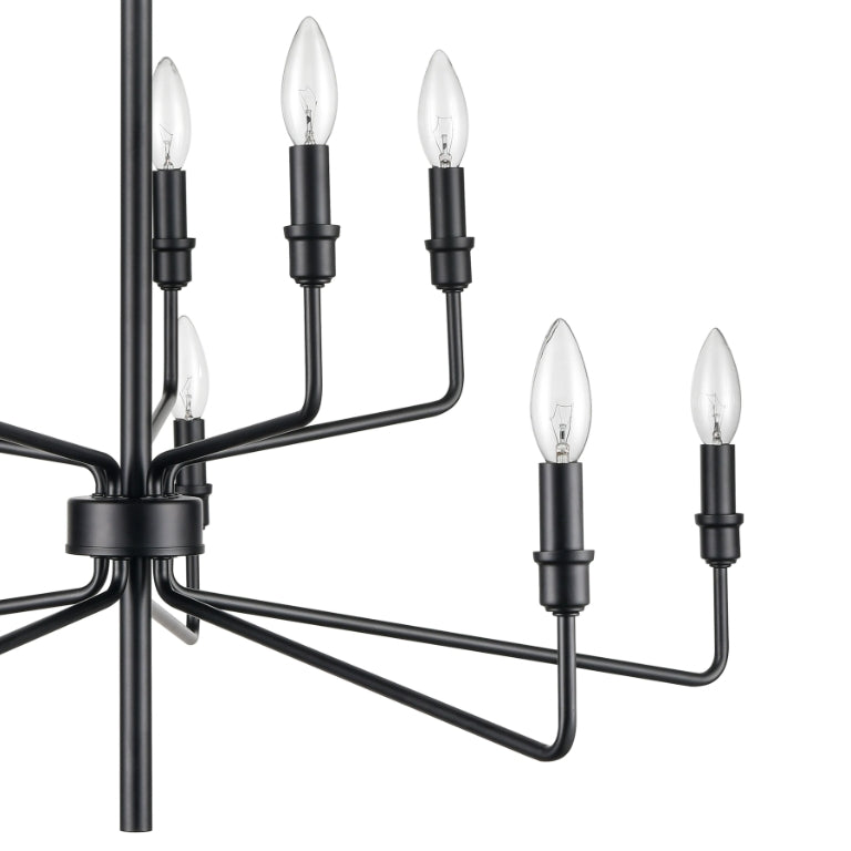 SAGINAW 34'' WIDE 10-LIGHT CHANDELIER - FREE SHIPPING !!!