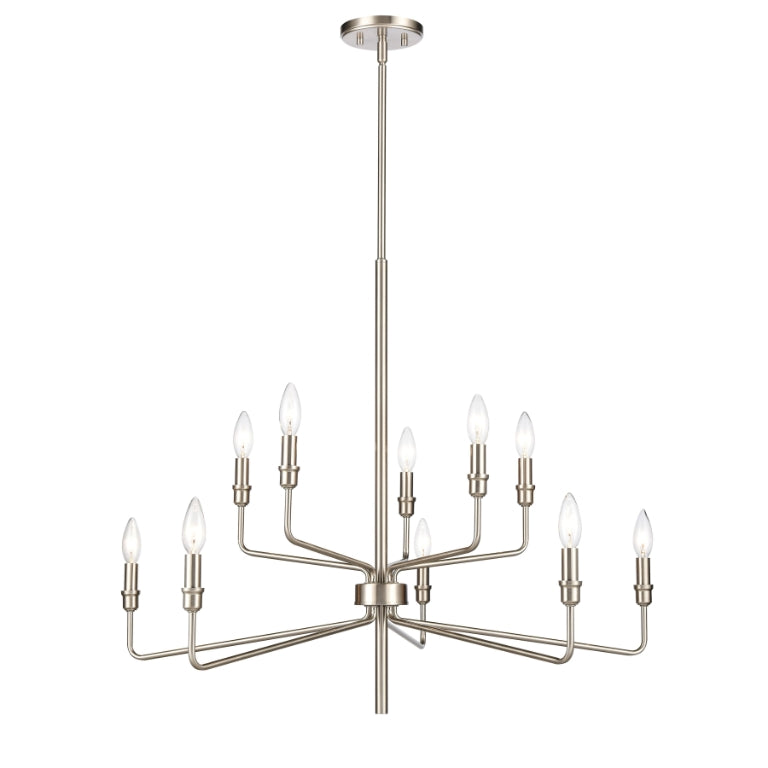 SAGINAW 34'' WIDE 10-LIGHT CHANDELIER - FREE SHIPPING !!!