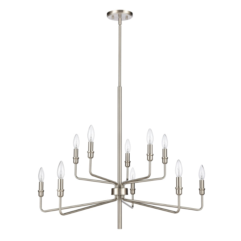 SAGINAW 34'' WIDE 10-LIGHT CHANDELIER - FREE SHIPPING !!!