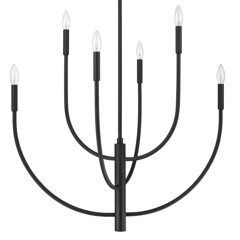 CONTINUANCE 30'' WIDE 6-LIGHT CHANDELIER * FREE SHIPPING !!!