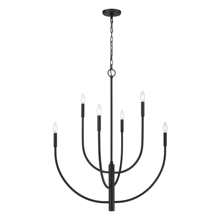 CONTINUANCE 30'' WIDE 6-LIGHT CHANDELIER * FREE SHIPPING !!!