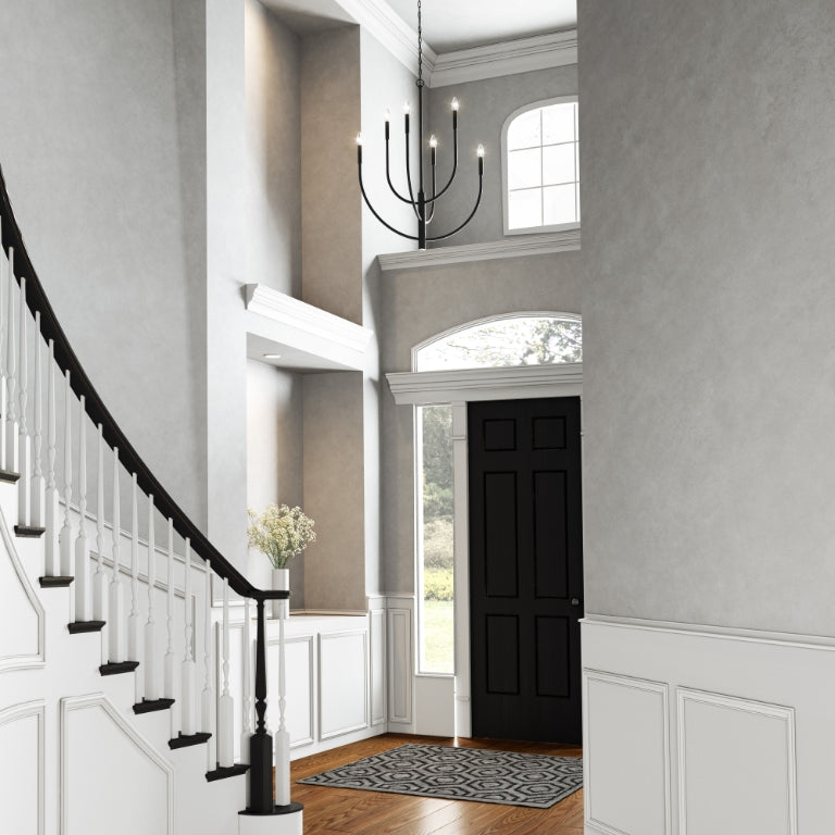 CONTINUANCE 30'' WIDE 6-LIGHT CHANDELIER * FREE SHIPPING !!!
