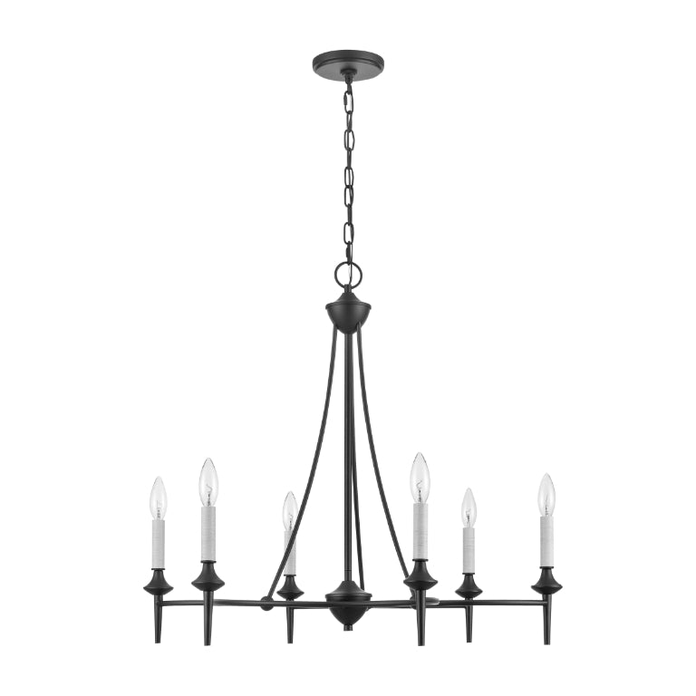 SOLOMON 28'' WIDE 6-LIGHT CHANDELIER - FREE SHIPPING !!!