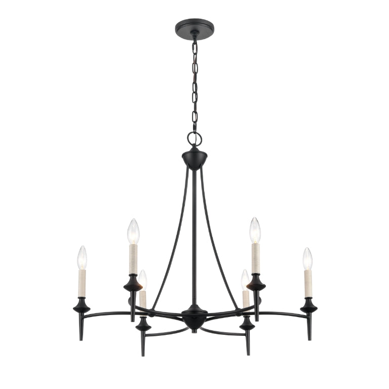 SOLOMON 28'' WIDE 6-LIGHT CHANDELIER - FREE SHIPPING !!!
