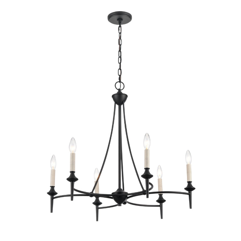 SOLOMON 28'' WIDE 6-LIGHT CHANDELIER - FREE SHIPPING !!!