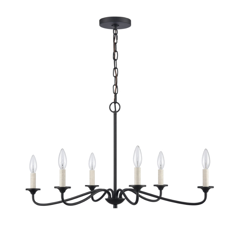 ELLISVILLE 30'' WIDE 6-LIGHT CHANDELIER - FREE SHIPPING !!!
