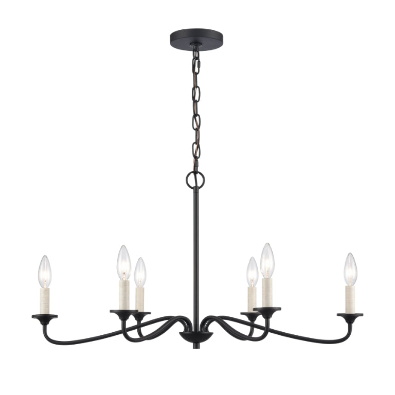 ELLISVILLE 30'' WIDE 6-LIGHT CHANDELIER - FREE SHIPPING !!!