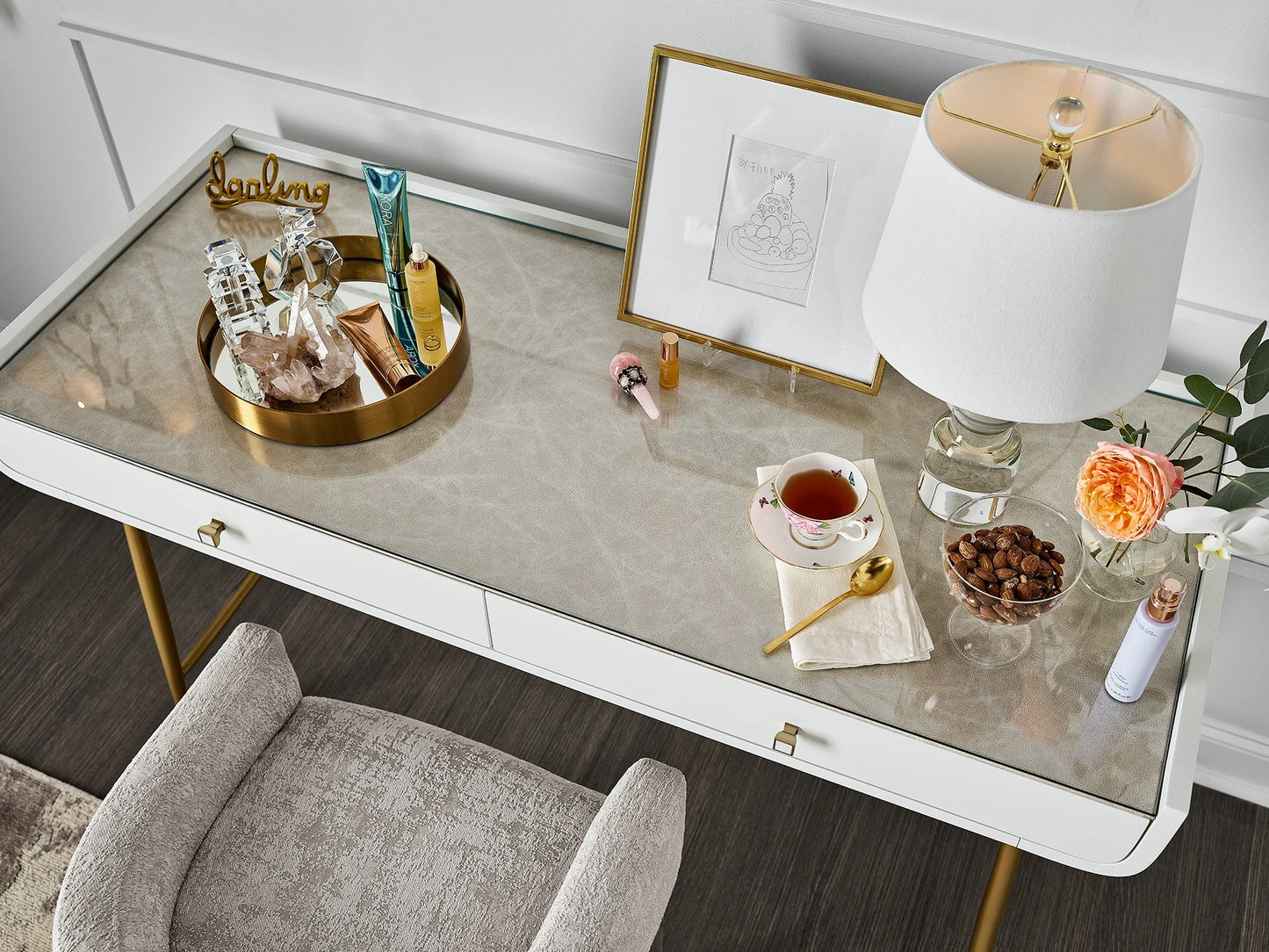 UNIVERSAL - LOVE. JOY. BLISS.-MIRANDA KERR HOME ALLURE VANITY DESK