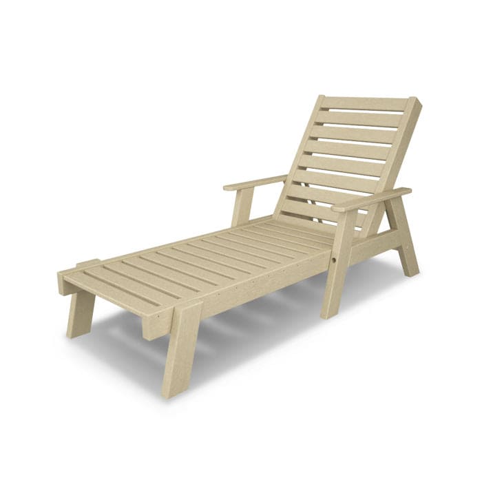 POLYWOOD Captain Chaise with Arms FREE SHIPPING