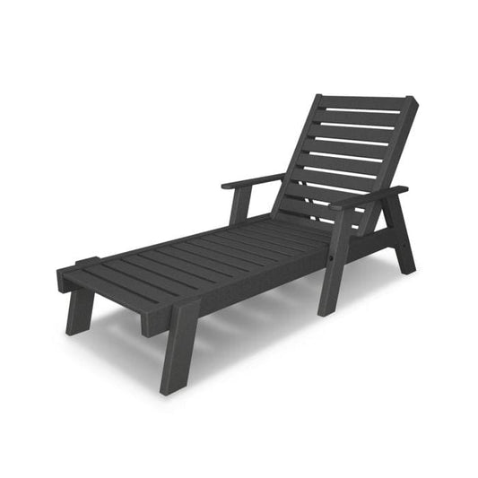Polywood - Captain Chaise with Arms - FREE SHIPPING