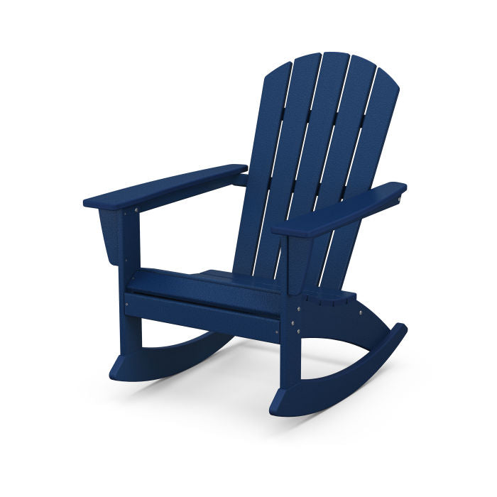POLYWOOD - Nautical Adirondack Rocking Chair - Rocker