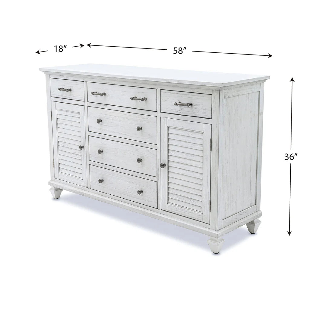Sea Winds - Surfside 6 Drawer / 2 Door Dresser