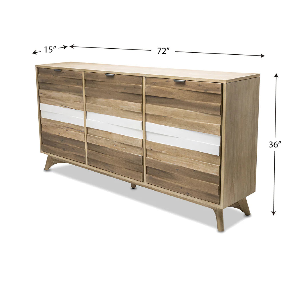 Sea Winds - Laguna 3-Door Credenza