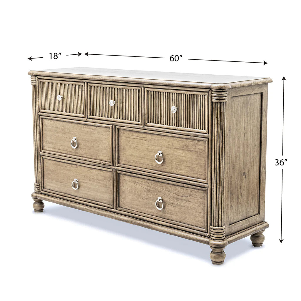 Sea Winds - Malibu 7-Drawer Dresser
