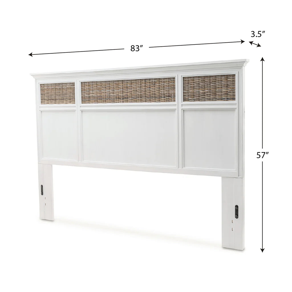 Sea Winds - Kauai Wood Headboard King