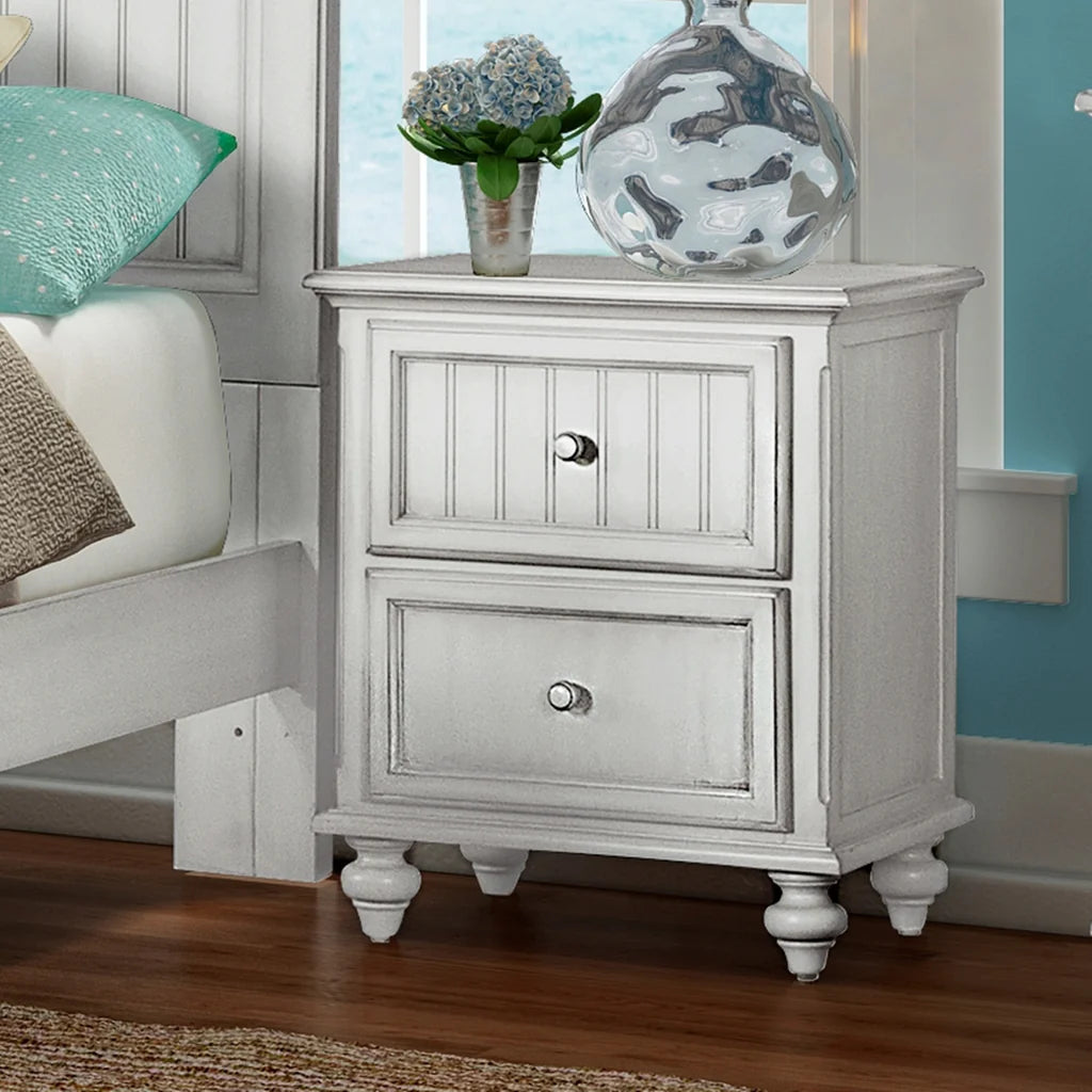 Sea Winds - Monaco 2 Drawer Electrified Nightstand