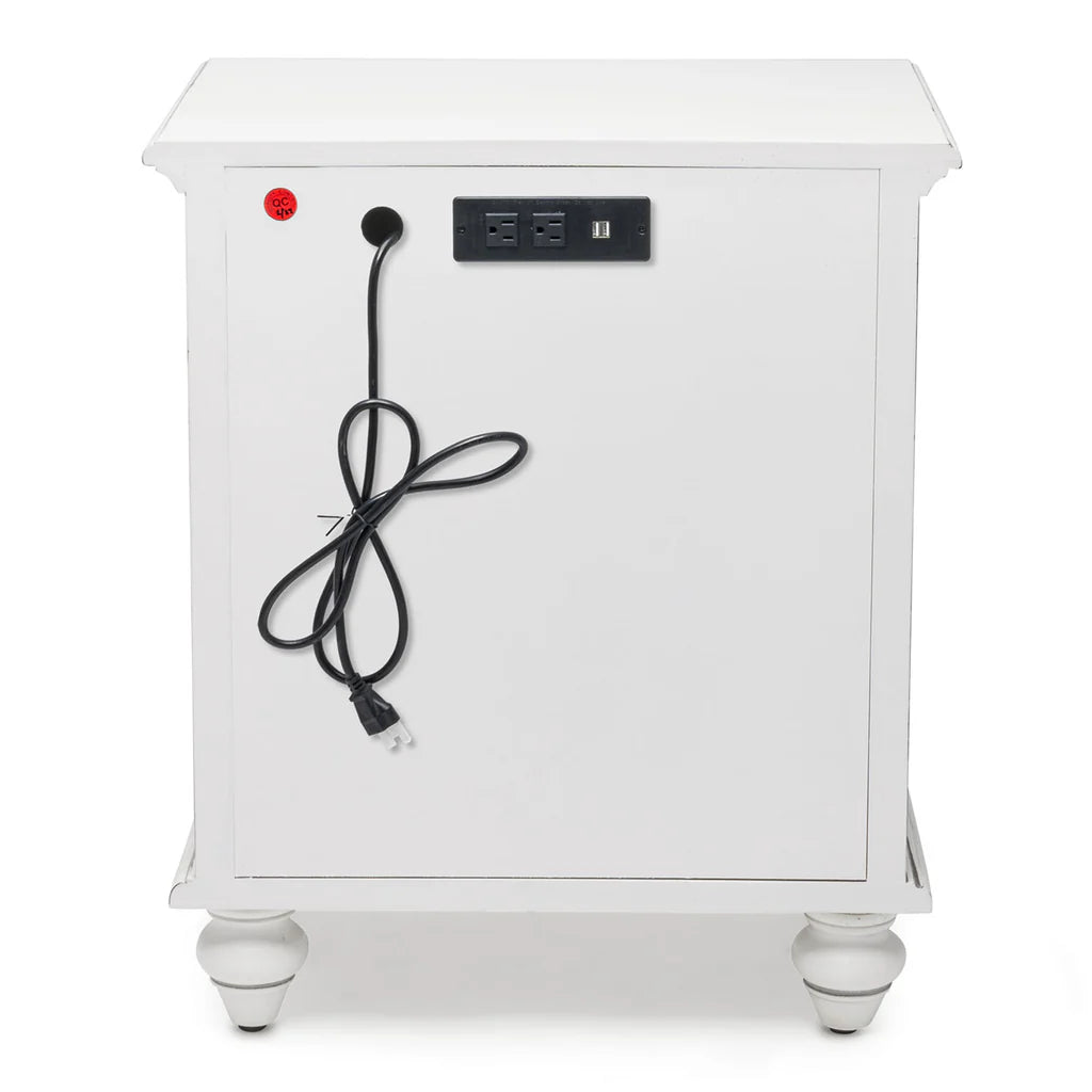 Sea Winds - Monaco 2 Drawer Electrified Nightstand