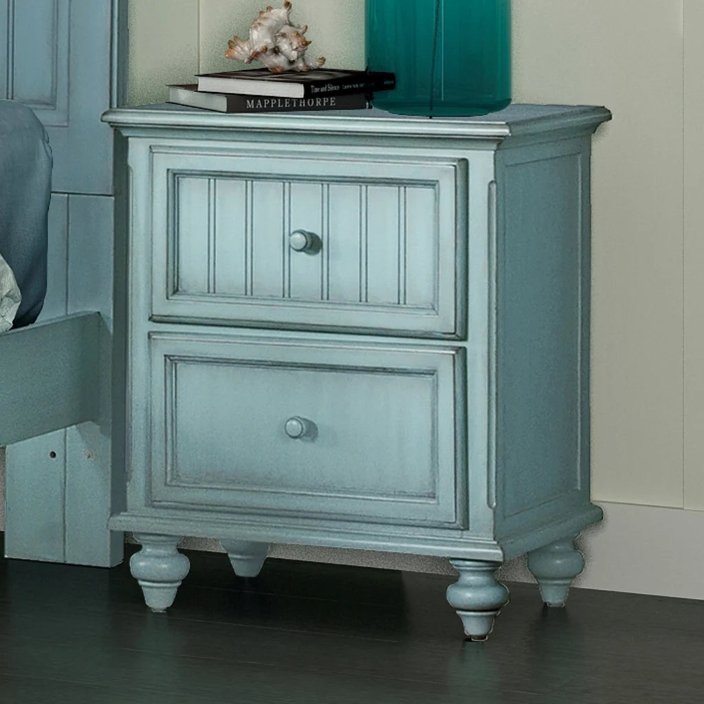 Sea Winds - Monaco 2 Drawer Electrified Nightstand