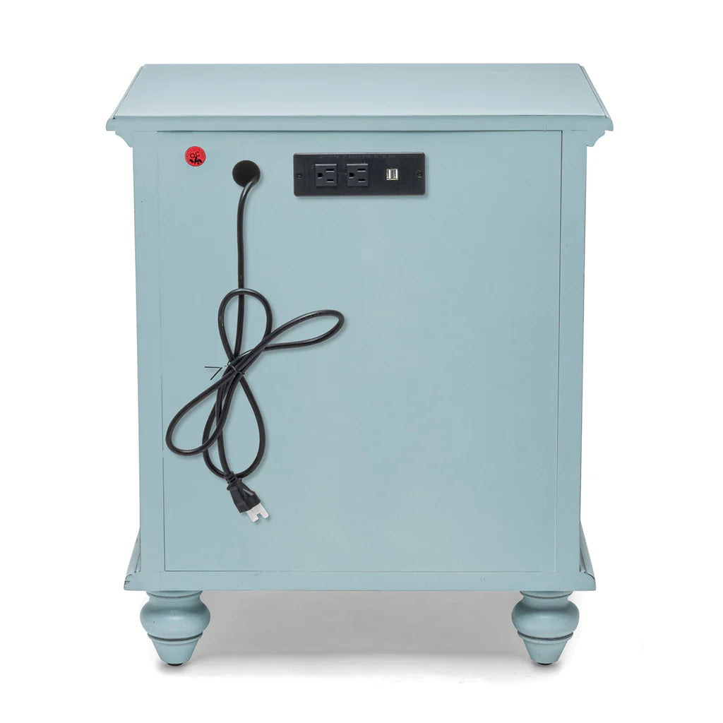 Sea Winds - Monaco 2 Drawer Electrified Nightstand