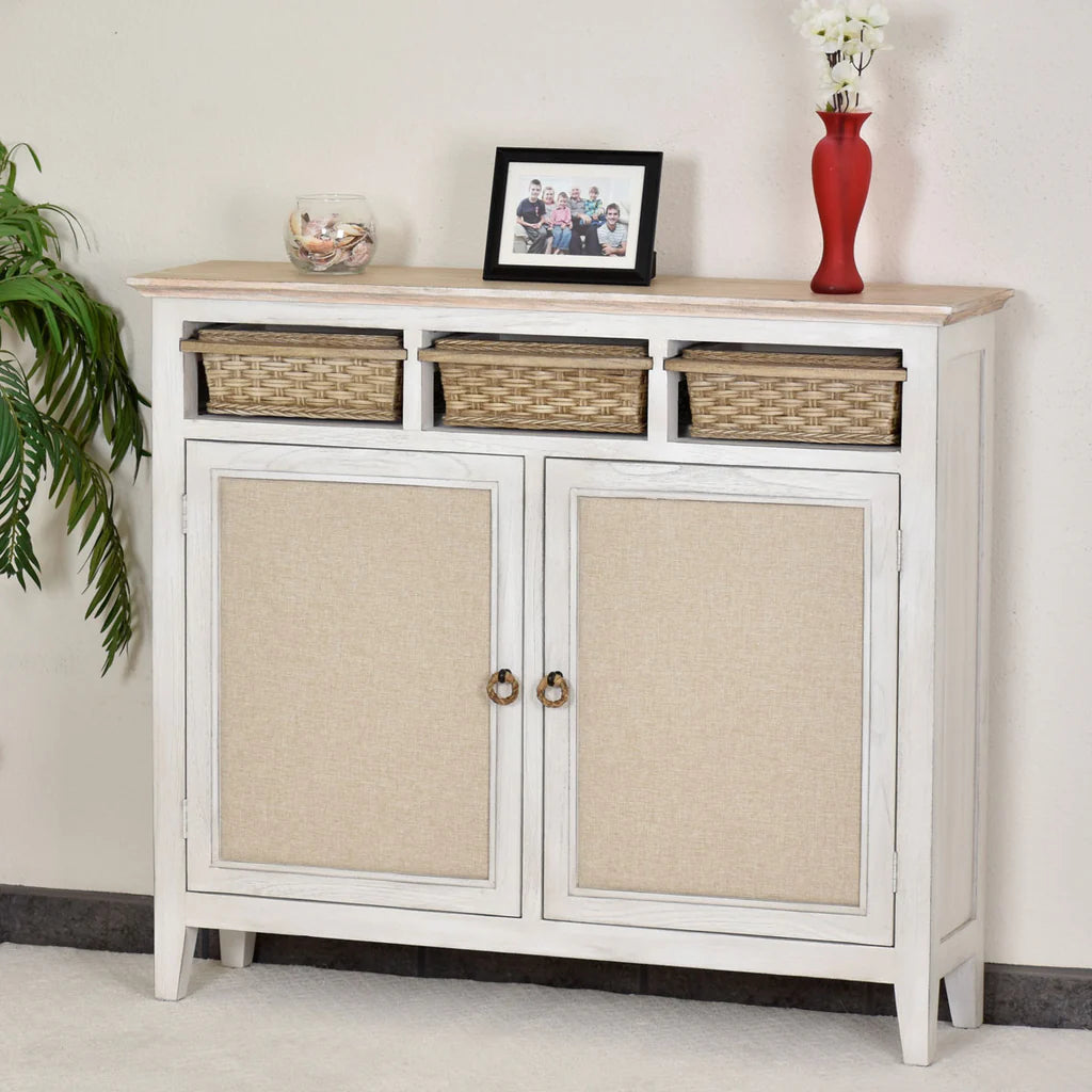 Sea Winds - Captiva Island Entry Cabinet with Baskets