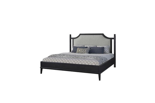Pleasant Hill - Ebony Upholstered Bed Queen