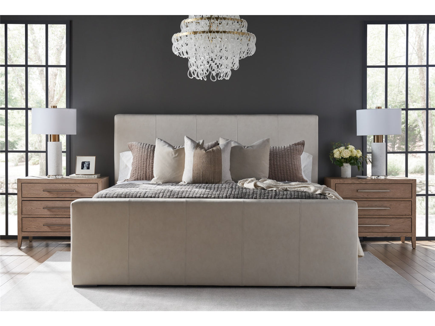 Universal - New Modern-Modern Bowie Bed King