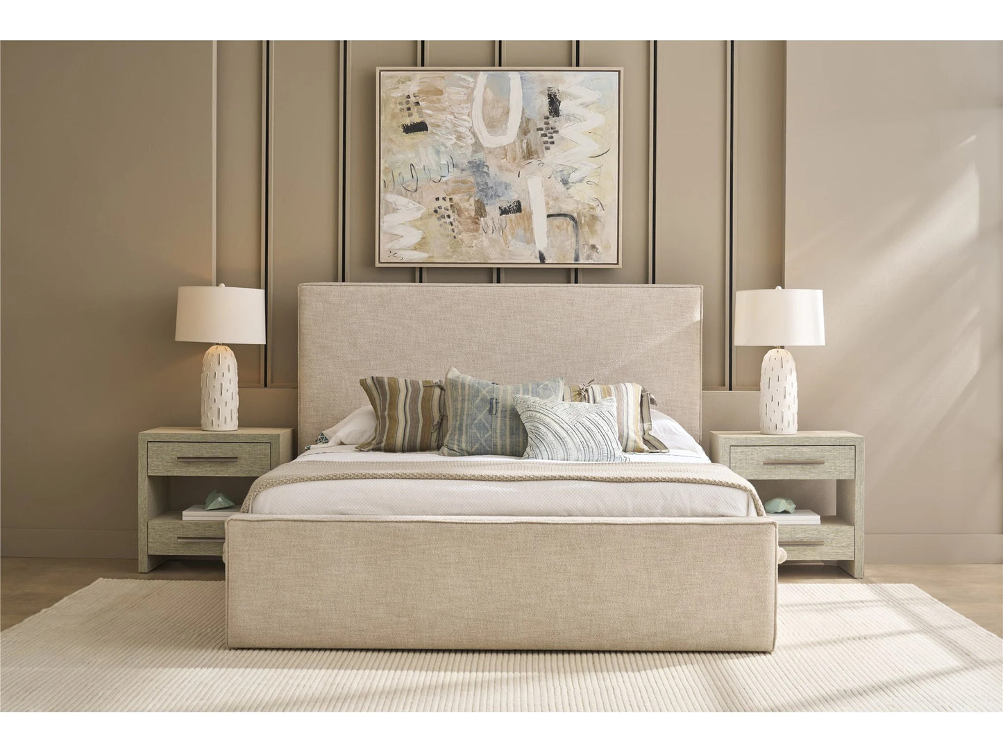 Universal - Oasis-Coastal Living Home Drift Upholstered Bed King