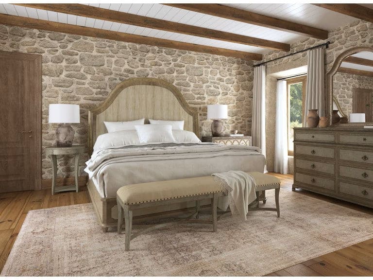 Hooker Furniture - Bedroom Alfresco Lauro King Panel Bed with Metal