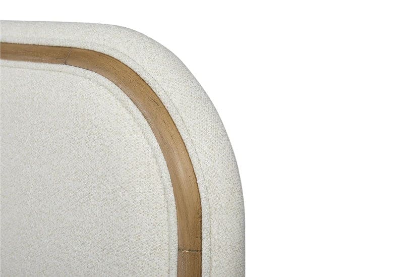 Trilogy - Toffee & White Sand Upholstered Bed King