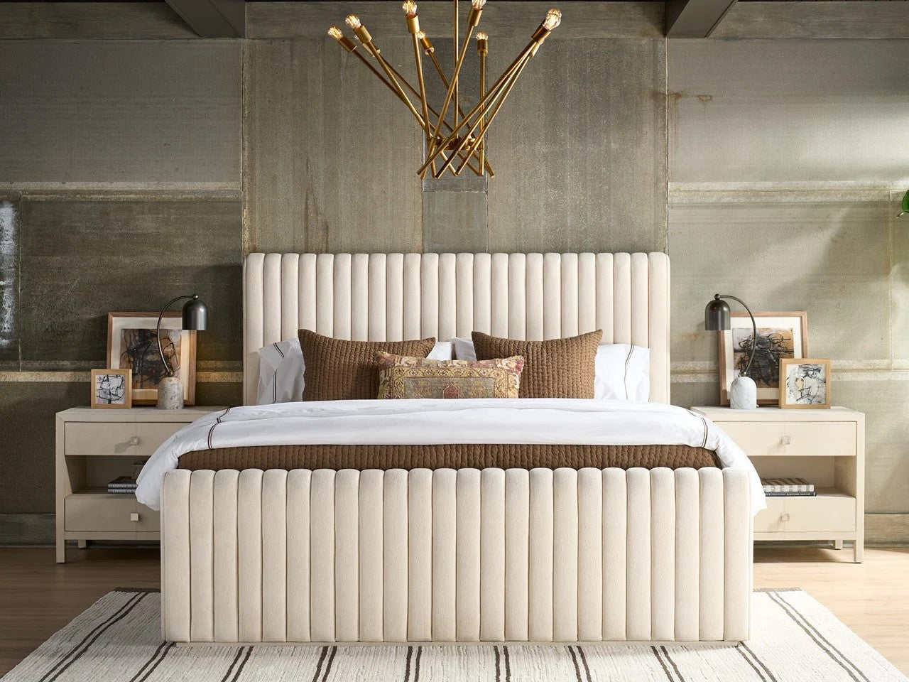 Universal - Mist & Veil-Modern Strata Bed Queen
