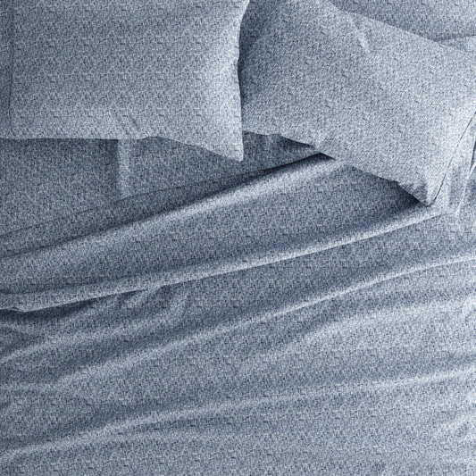Chambray 4-Piece Patterned Sheet Set