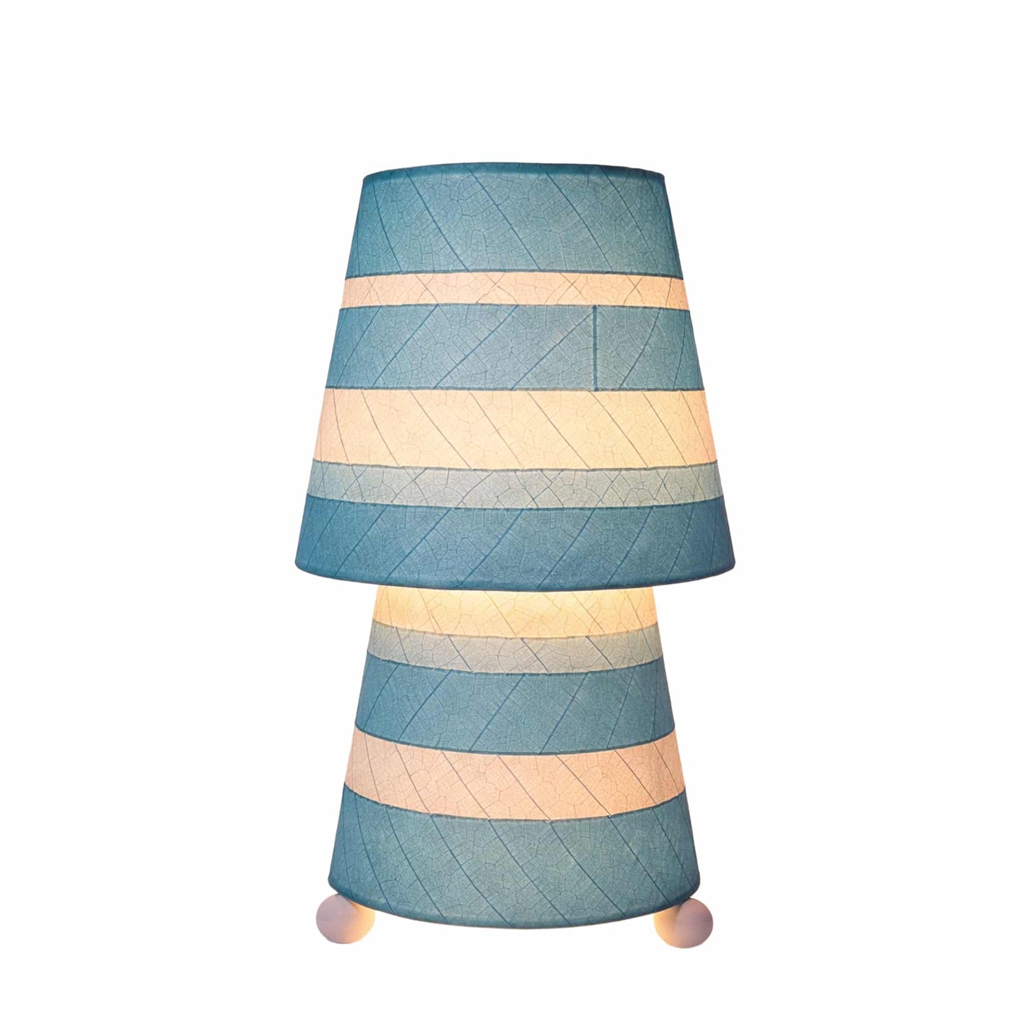 Striped Tapered Table Lamp