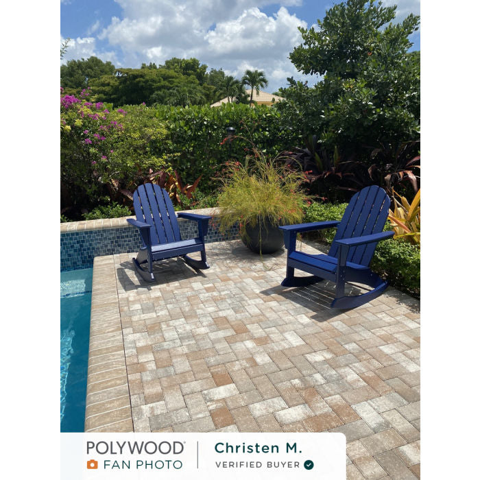 Polywood - Vineyard Adirondack Rocking Chair - FREE SHIPPING