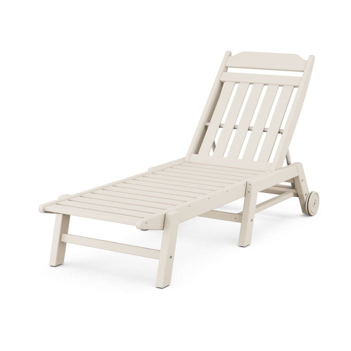 POLYWOOD - Country Living Chaise with Wheels - FREE SHIPPING