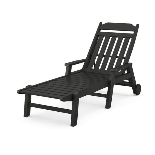 POLYWOOD Country Living Chaise with Arms and Wheels FREE SHIPPING