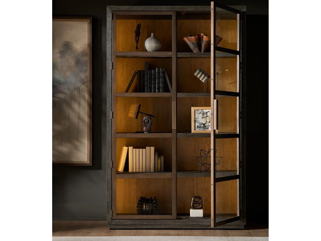 Universal - Mist & Veil-Modern Veil Display Cabinet