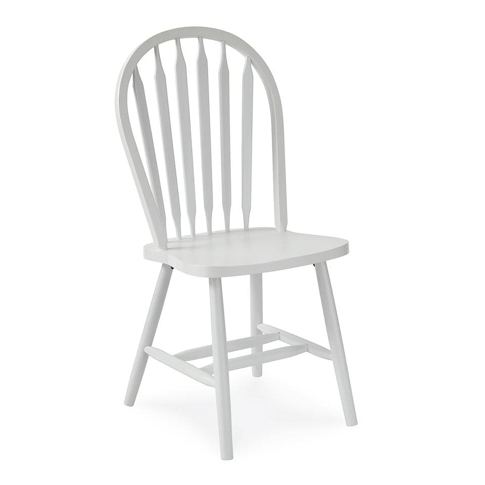 Dining Essentials - Windsor Arrowback Chair in Pure White (Set of 2)