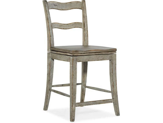 Hooker Furniture - Casual Dining Alfresco La Riva Ladder Back Swivel Counter Stool