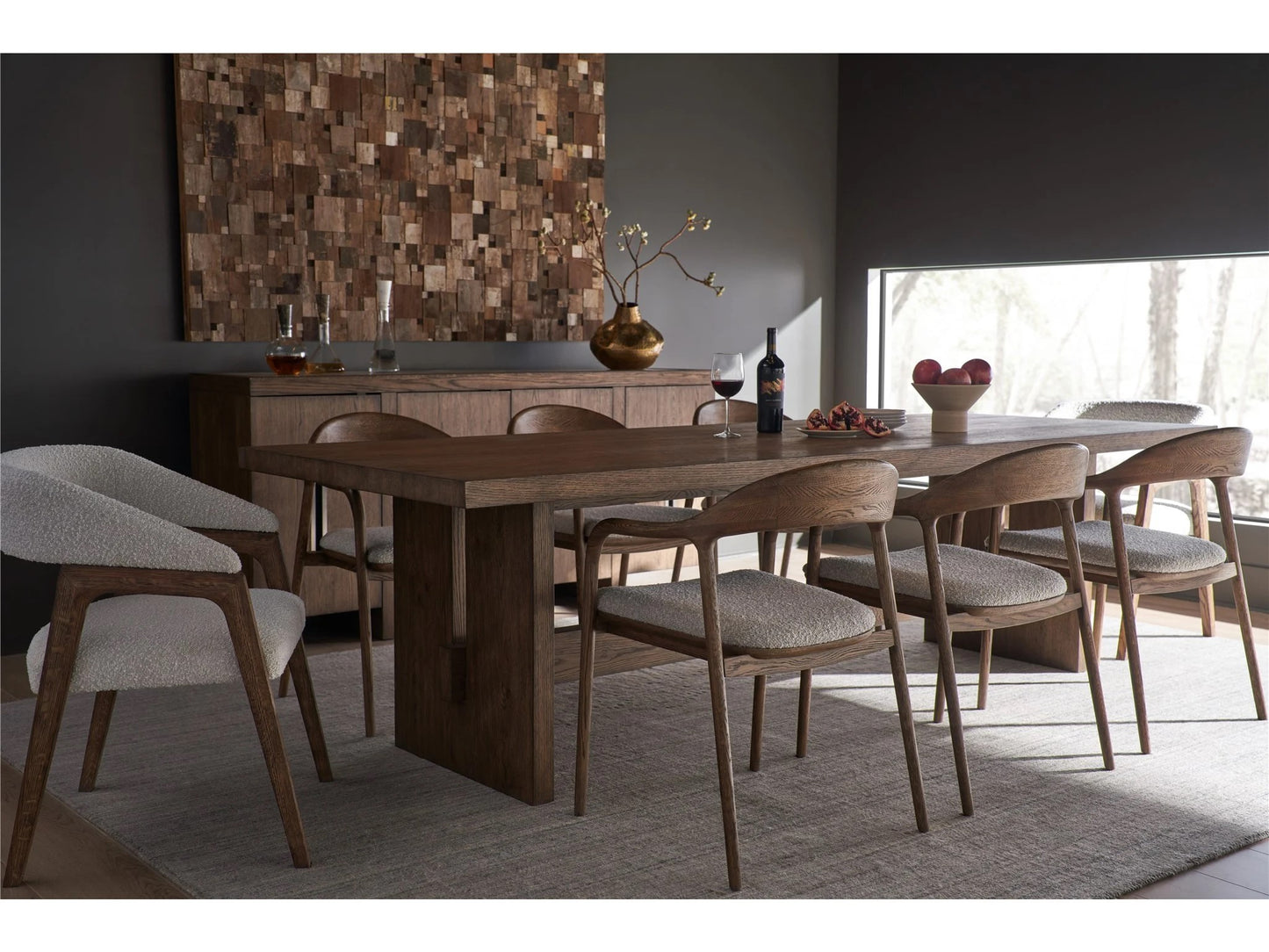Universal - New Modern-Modern Barrel Back Dining Chair