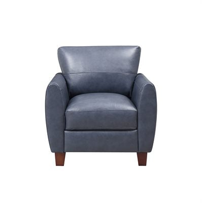 Leather Italia - Traverse Chair in Blue