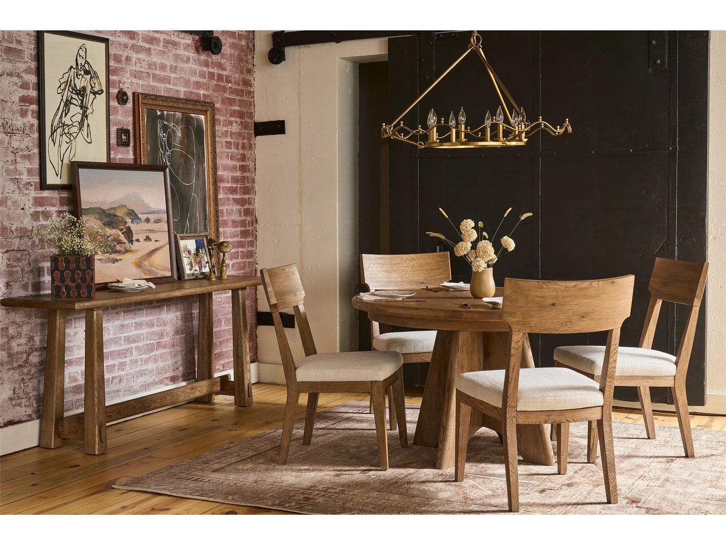 Universal - Griffith Park Sienna Wood Back Side Chair