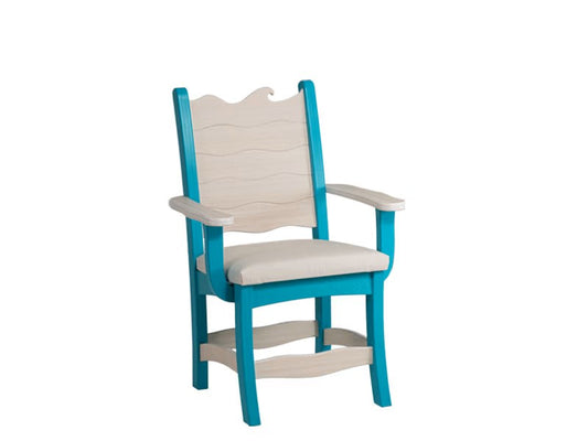Finch - Wave Cushion Dining Chair w/ Arms