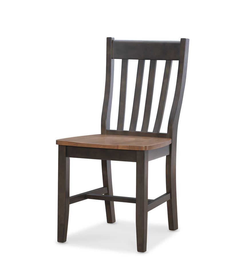 Dining Essentials - Cafe Chair in Hickory & Coal (Set of 2)