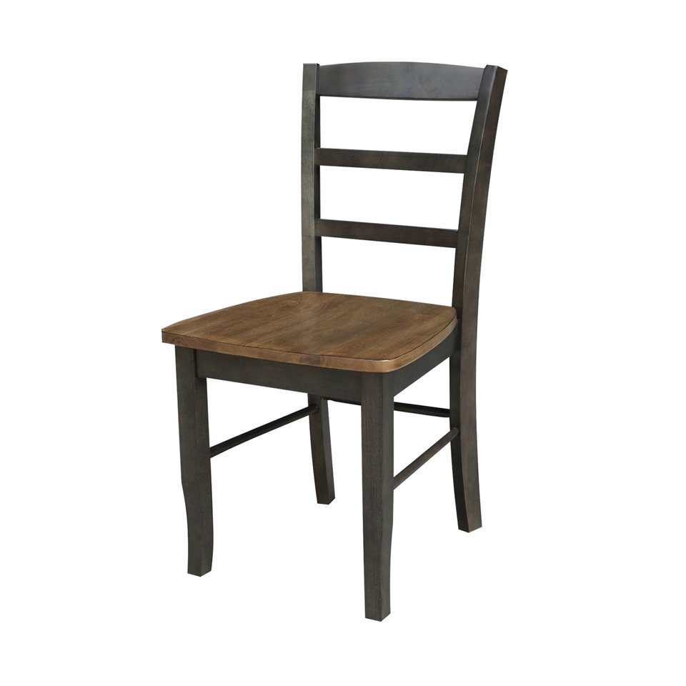 Dining Essentials - Madrid Chair in Hickory & Coal (Set of 2)